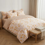 Bedding Set Cotton Ginkgo Pattern 4-Piece