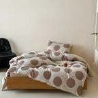 Bedding Set Cotton-Linen Oversized Polka Dot