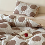 Bedding Set Cotton-Linen Oversized Polka Dot