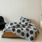 Bedding Set Cotton-Linen Oversized Polka Dot