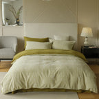Bedding Set Cotton-Linen Quilted Jacquard 4-Piece