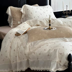 Bedding Set Cotton Muslin Breathable Set of 4