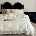 Bedding Set Cotton Muslin Breathable Set of 4