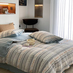 Bedding Set Cotton Percale Breathable Embroidered Dots