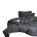 Bedding Set Cotton Percale Breathable Star Pattern