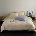 Bedding Set Cotton Percale Pinstripe Reversible