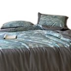 Bedding Set Cotton Satin Breathable 4-Piece