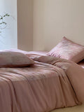 Bedding Set Cotton Satin Breathable 4-Piece
