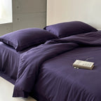 Bedding Set Cotton Satin Breathable Hidden Zipper
