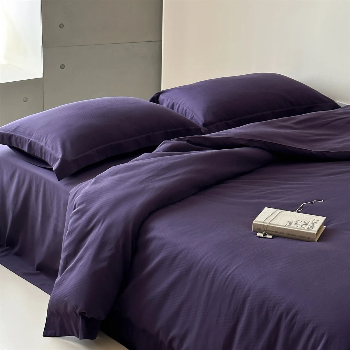 Bedding Set Cotton Satin Breathable Hidden Zipper
