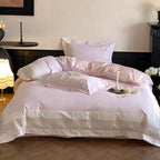 Bedding Set Cotton Satin Embroidered Medallion