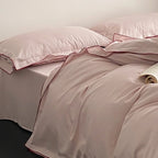 Bedding Set Cotton Satin Fine Piped Edges 4-Piece