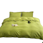 Bedding Set Cotton Satin Fine Piped Edges 4-Piece
