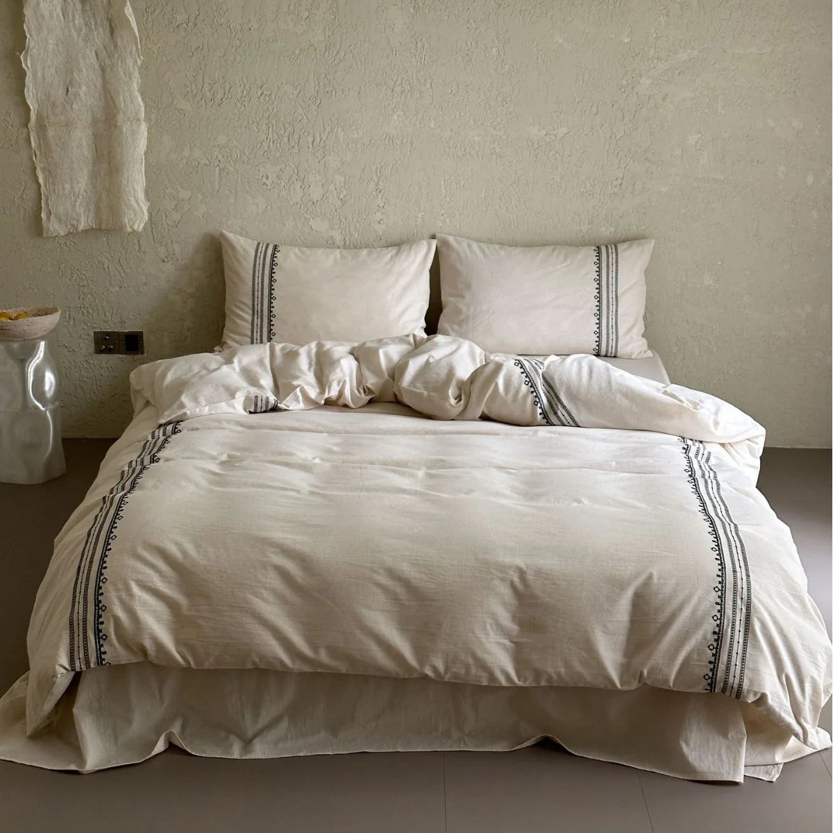 Bedding Set Cotton Satin Hotel Closure