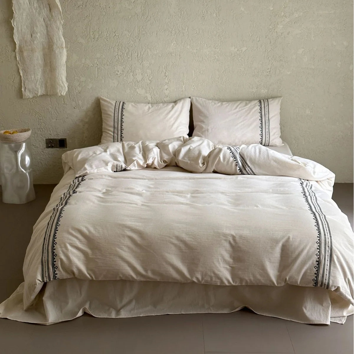 Bedding Set Cotton Satin Hotel Closure