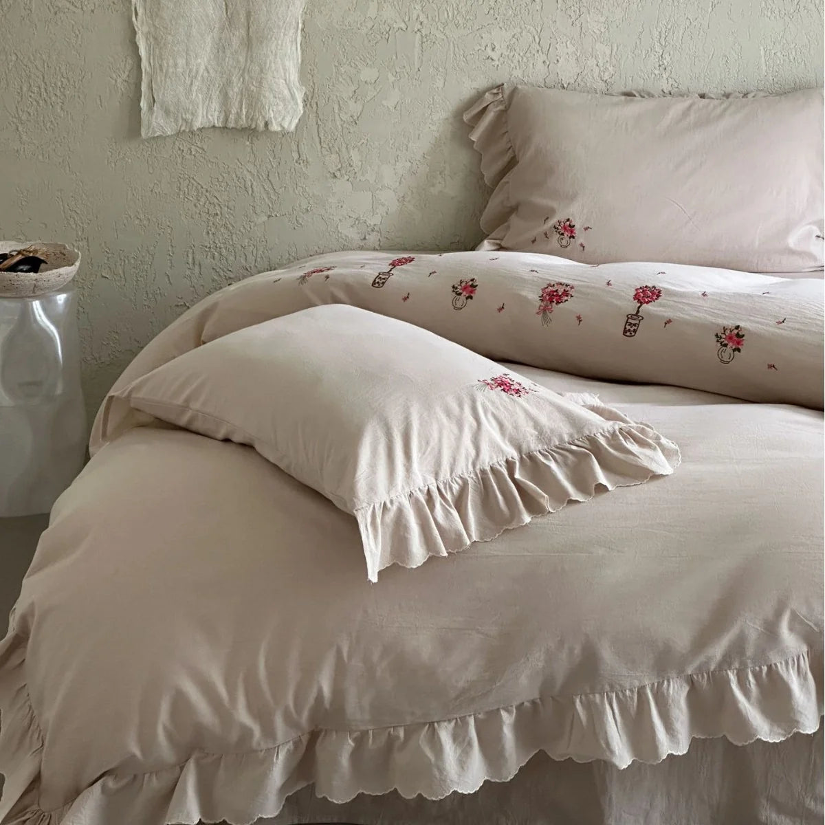 Bedding Set Cotton Satin Hotel Closure