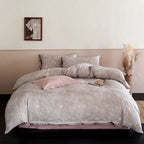 Bedding Set Cotton Satin Hotel Closure & Duvet Ties