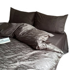 Bedding Set Cotton Satin Jacquard Floral 4-Piece