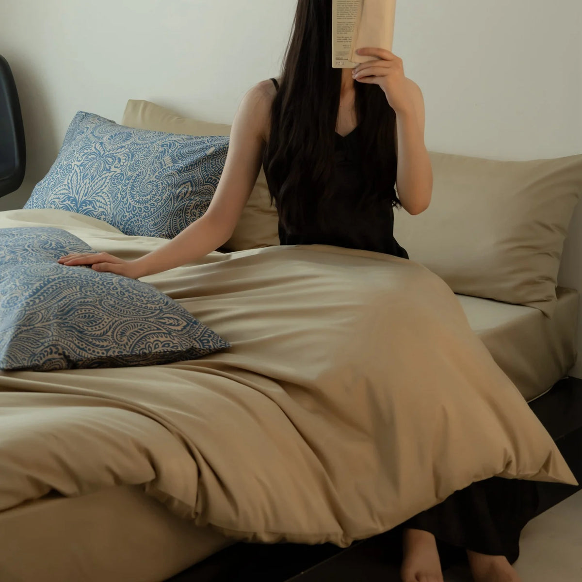 Bedding Set Cotton Satin Soft Breathable