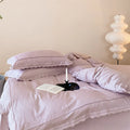 Bedding Set Cotton Satin Star Embroidery 4-Piece