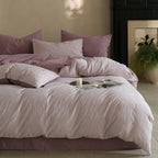 Bedding Set Cotton Satin Subtle Jacquard Machine Washable