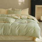 Bedding Set Cotton Satin Subtle Jacquard Machine Washable