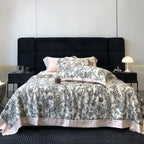 Bedding Set Cotton Satin Toile-de-Jouy Breathable