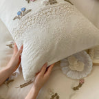 Bedding Set Embroidered Cotton Satin 4-Piece