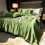 Bedding Set High-Count Silk Satin All-Season 4-Piece