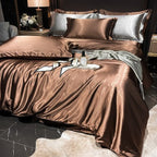Bedding Set High-Count Silk Satin All-Season 4-Piece