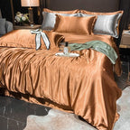 Bedding Set High-Count Silk Satin All-Season 4-Piece