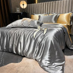 Bedding Set High-Count Silk Satin All-Season 4-Piece
