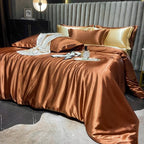 Bedding Set High-Count Silk Satin All-Season 4-Piece