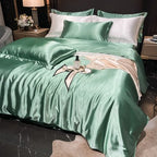Bedding Set High-Count Silk Satin All-Season 4-Piece