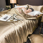Bedding Set High-Count Silk Satin All-Season 4-Piece