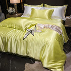 Bedding Set High-Count Silk Satin All-Season 4-Piece