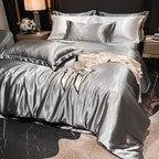 Bedding Set High-Count Silk Satin All-Season 4-Piece