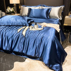 Bedding Set High-Count Silk Satin All-Season 4-Piece
