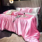 Bedding Set High-Count Silk Satin All-Season 4-Piece