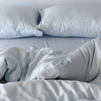 Bedding Set Integrated Bed Skirt Washed Tencel Satin
