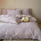 Bedding Set Jacquard Floral Breathable Cotton 4-Piece