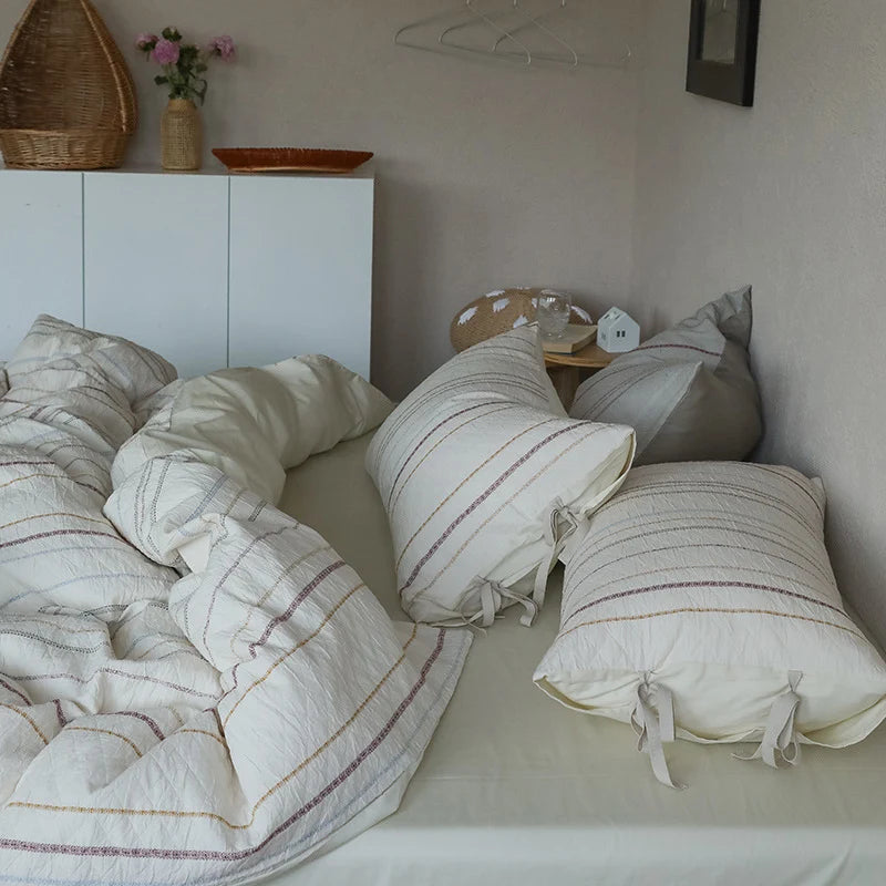 Bedding Set Linen-Cotton Reversible Stonewashed
