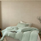 Bedding Set Linen-Look Breathable & Wrinkle-Resistant 4-Piece