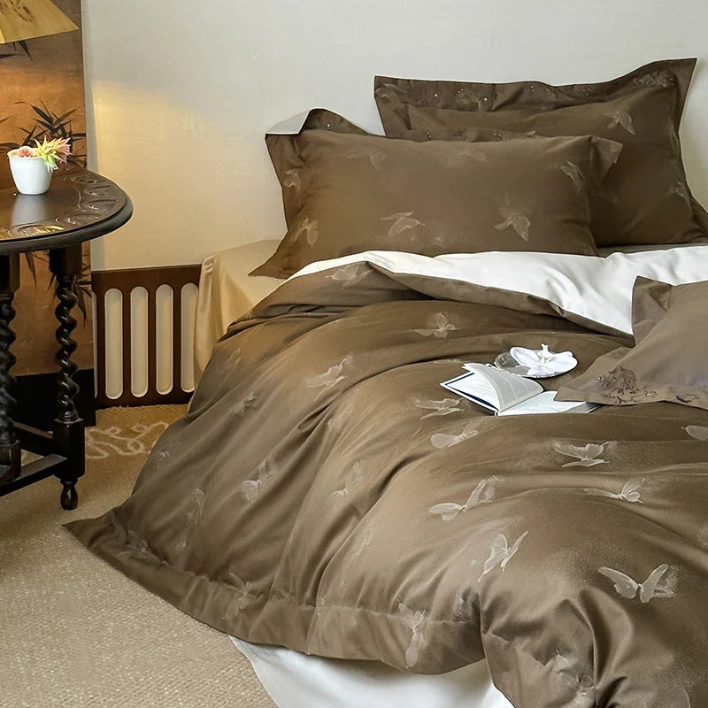 Bedding Set Mako Satin Butterfly Jacquard