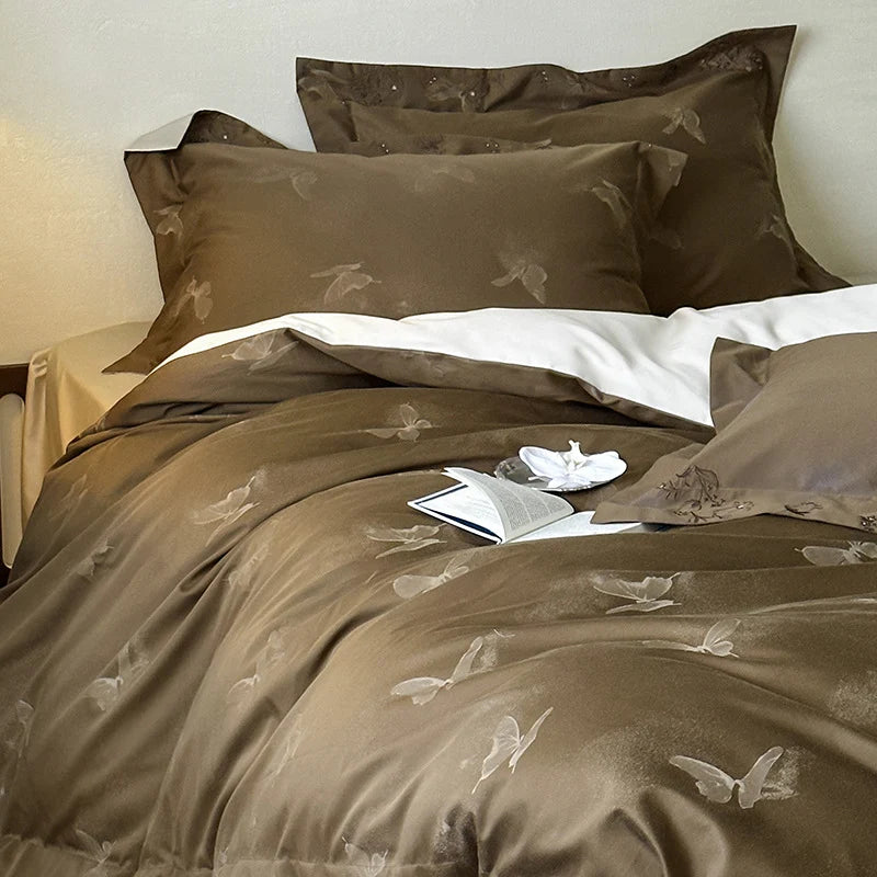 Bedding Set Mako Satin Butterfly Jacquard