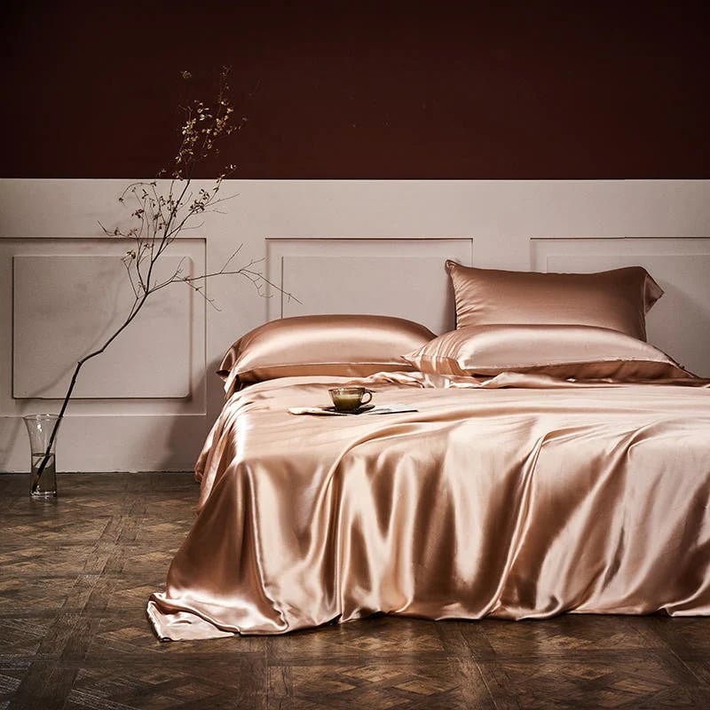 Bedding Set Mulberry Silk 25 Momme Hypoallergenic