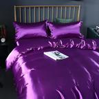 Bedding Set Mulberry Silk Hypoallergenic Cooling Includes 2 Pillowcases