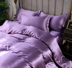 Bedding Set Mulberry Silk Hypoallergenic Cooling Includes 2 Pillowcases