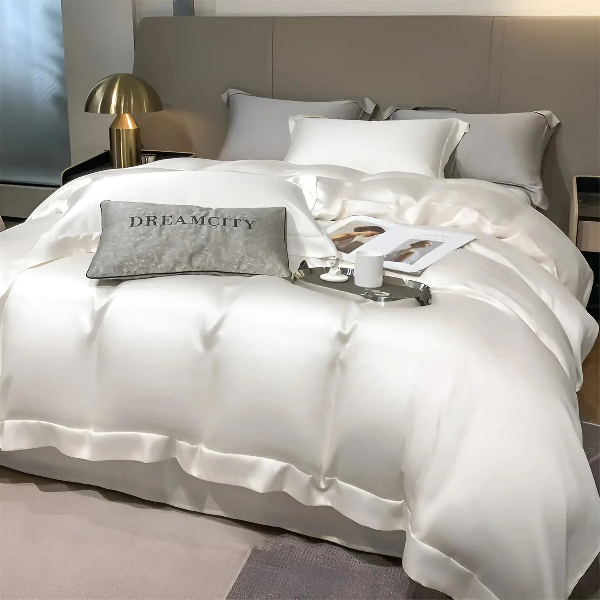 Bedding Set Organic Bamboo Silky-Soft 3-Piece