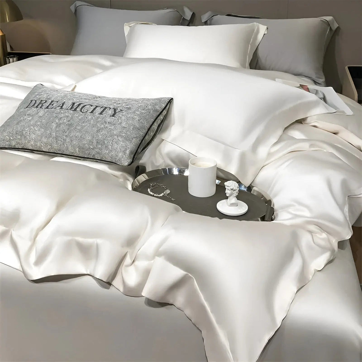 Bedding Set Organic Bamboo Silky-Soft 3-Piece
